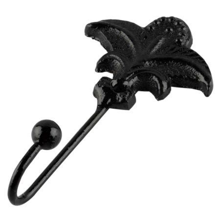 Decorative Black Iron Wall Hooks